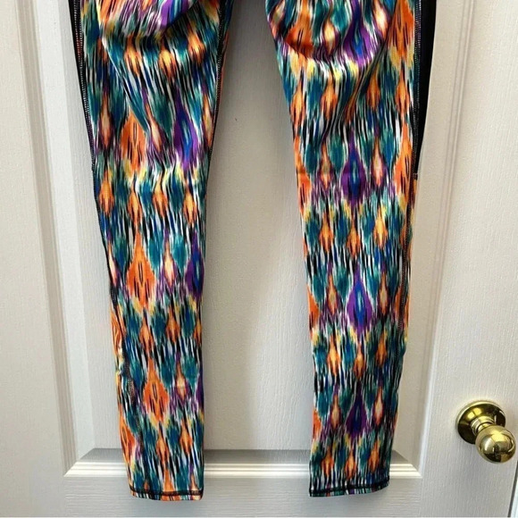 La Vie En Rose 3PC Active Leggings Shorts Tank Top Gym Workout Set Black XS/S - Picture 10 of 16